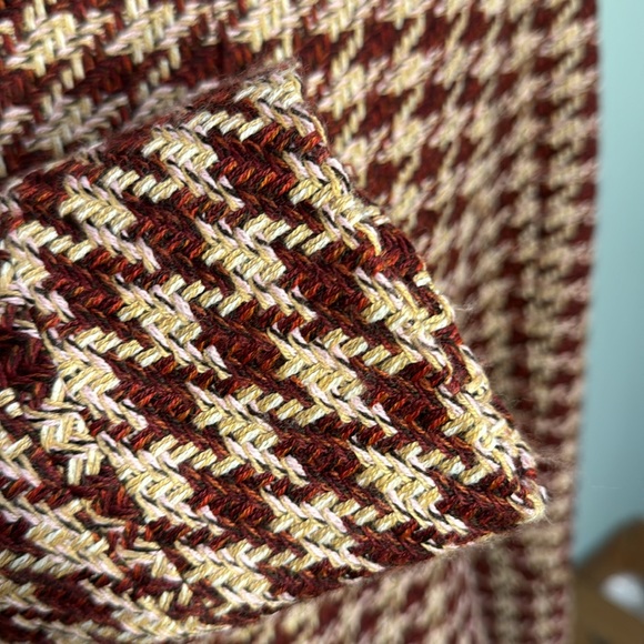 Vintage Peck & Peck Tweed houndstooth blazer Size 12 - Picture 5 of 7